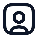 User Square SVG Icon
